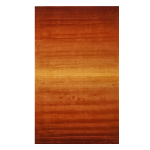 Horizon Handmade Orange Area Rug by Eastern Rugs