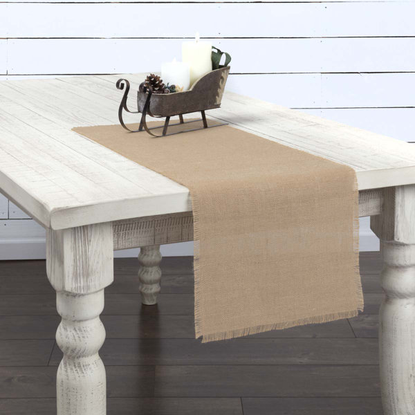 Lemanski Jute Burlap Table Runner by Gracie Oaks