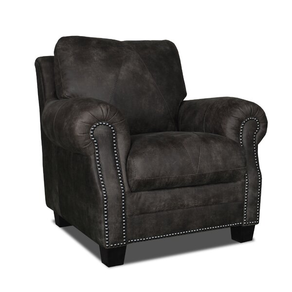 Moree Leather Armchair By Canora Grey