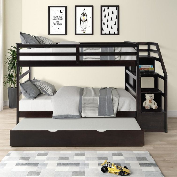 wayfair 3 bunk bed