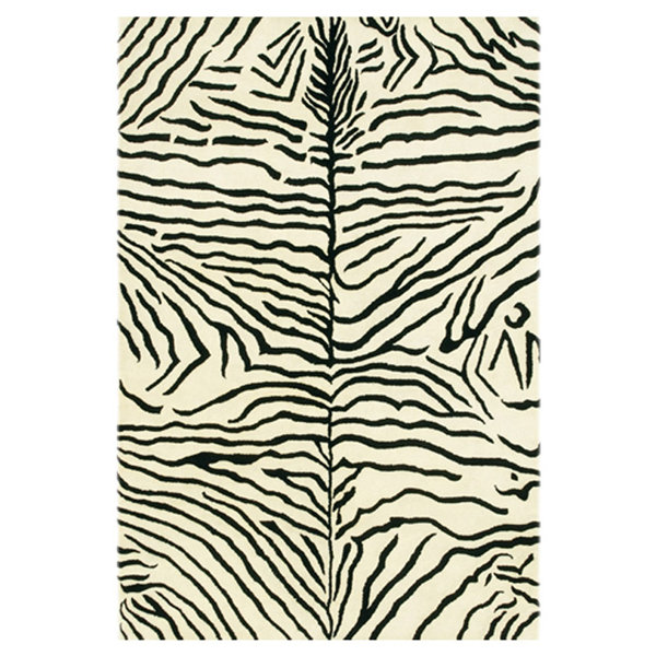 Vassar Black/Gray Area Rug by Bloomsbury Market