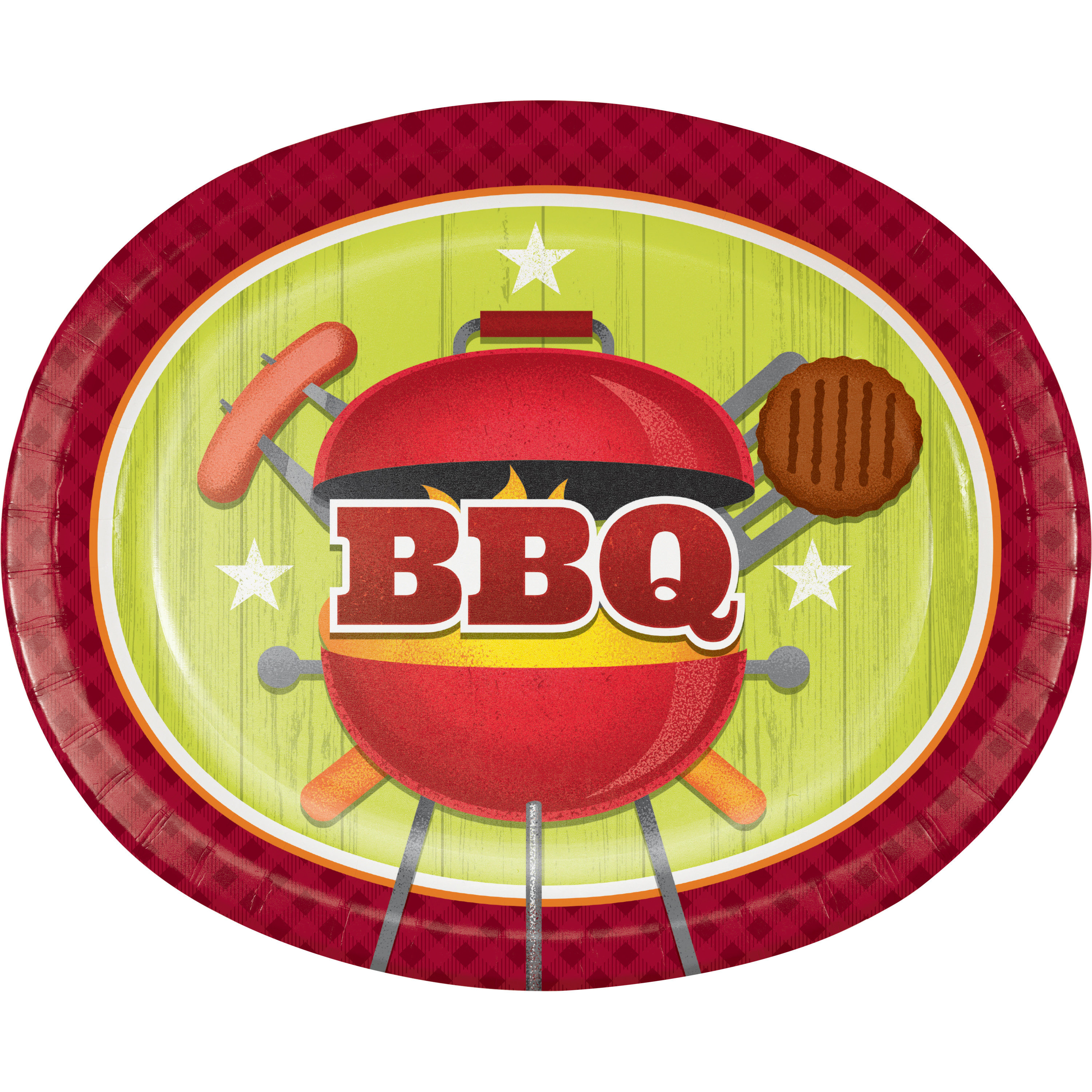 Party Tableware & Serveware Home & Garden 8 BARBECUE COOKOUT LARGE