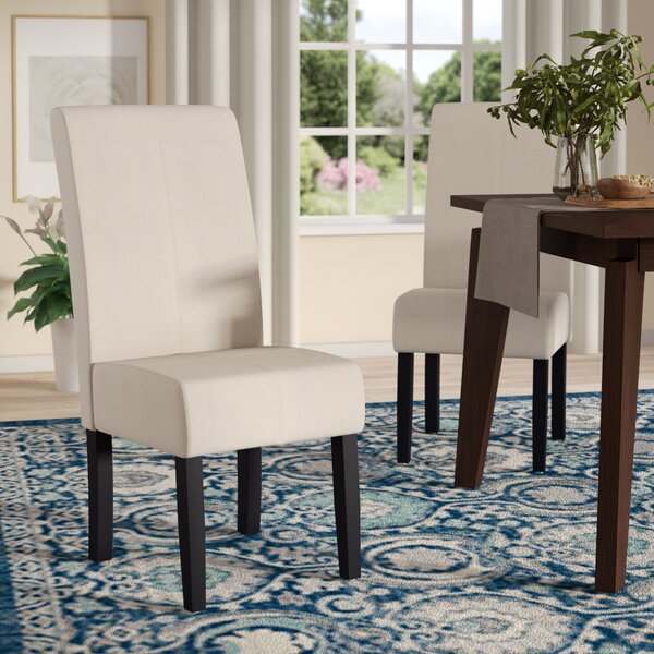 Merrin T-Stitch Upholstered Dining Chair (Set Of 2) By Andover Mills