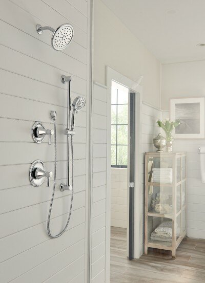 Belfield Shower Faucet with Lever Handle and Posi-Temp by Moen