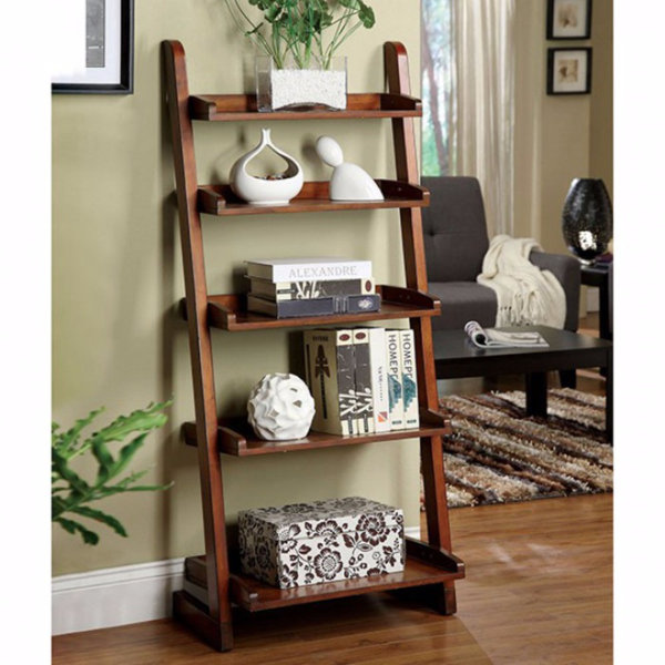 Paez Transitional Style Ladder Bookcase by Winston Porter