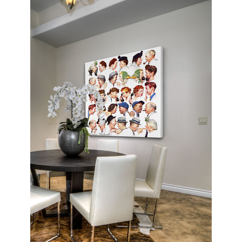Marmont Hill Chain Of Gossip By Norman Rockwell Painting Print