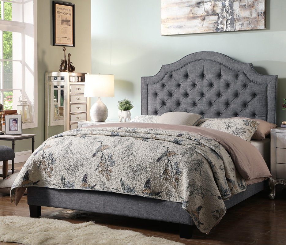 Julia Upholstered Panel Bed Reviews Joss Main Julia Upholstered Panel Bed