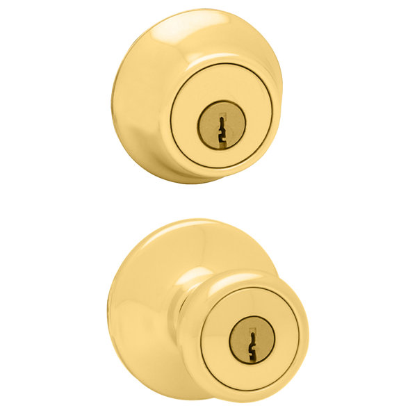 Tylo Double Cylinder Entrance Knobset by Kwikset