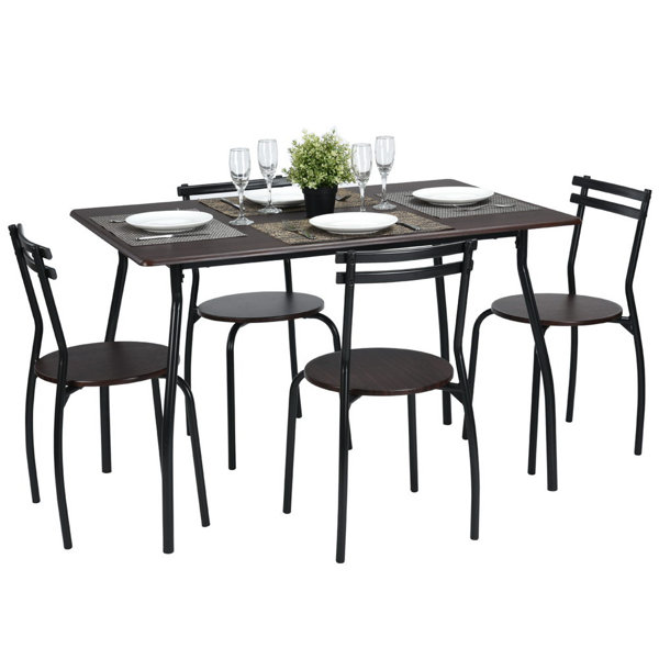 Lesedi 5 Piece Dining Set by Ebern Designs Ebern Designs