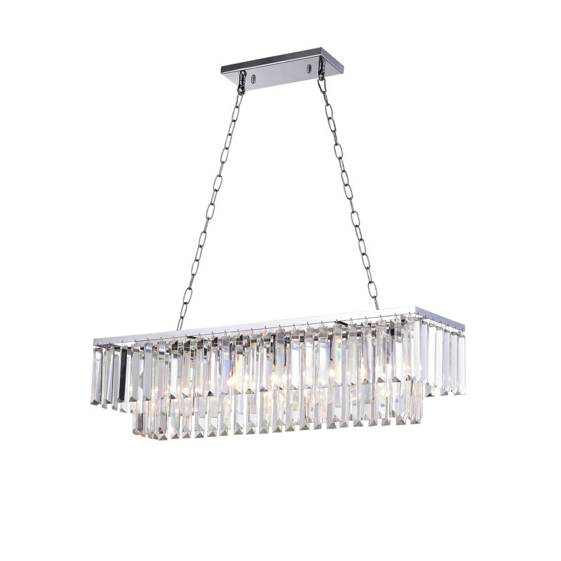 Rosdorf Park Allen 5 Light Kitchen Island Rectangle Pendant Rosdorf Park Allen 5 Light Kitchen