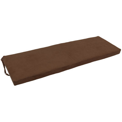 Blazing Needles Micro Suede Indoor Bench Cushion | Wayfair Blazing Needles Micro Suede Indoor Bench Cushion | Wayfair