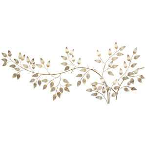 Metal Leaf Wall Decor metal wall art - wall décor | wayfair Metal Leaf Wall Decor metal wall art - wall décor | wayfair