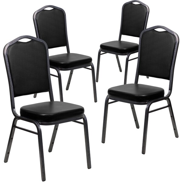 Laduke Crown Banquet Chair (Set of 4) by Symple Stuff