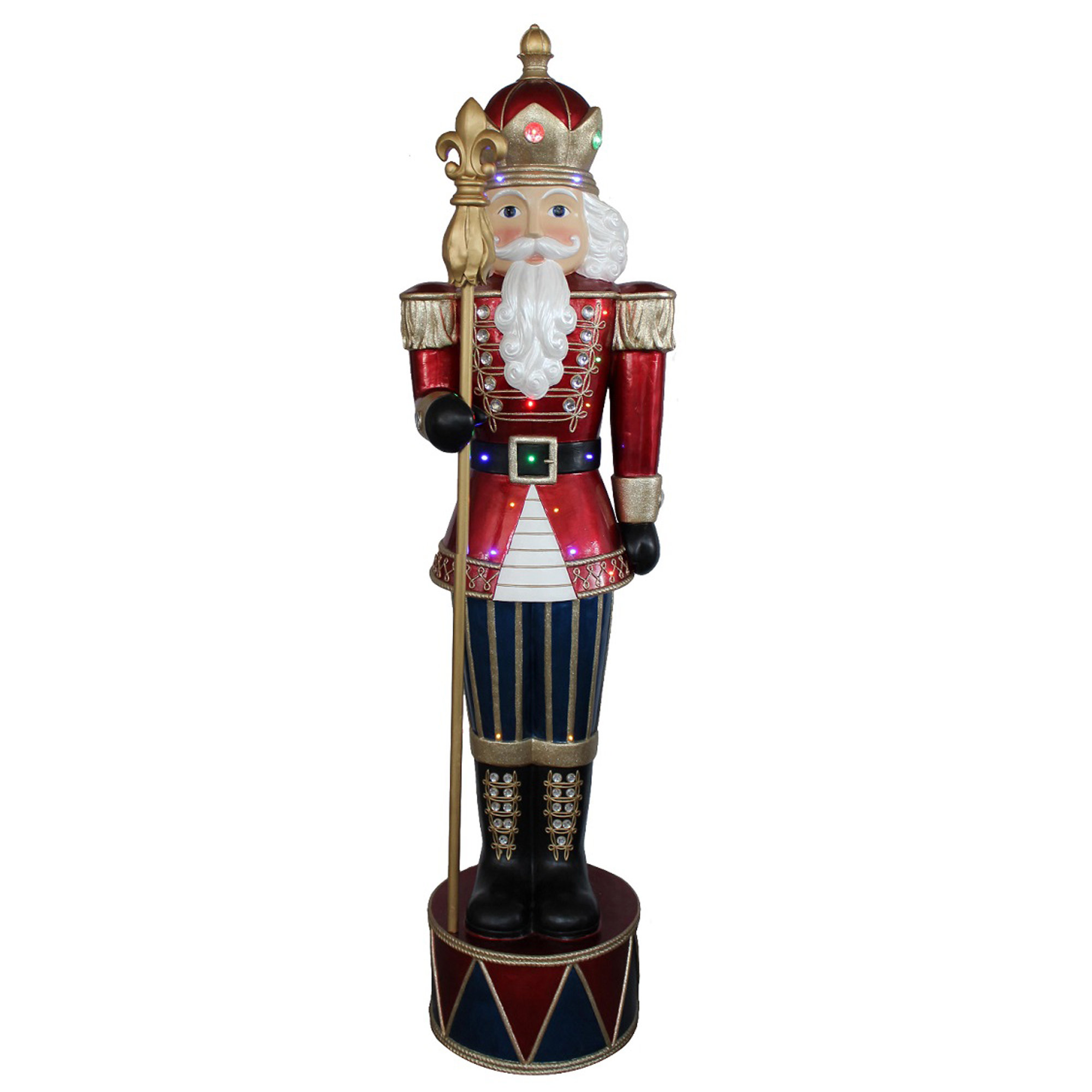 Northlight Led Lighted Commercial Grade Jeweled Nutcracker With