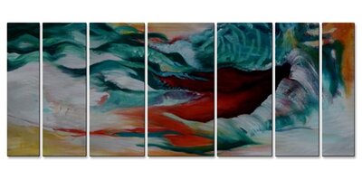 'Ever Changing' by Olivia O'Keeffe 7 Piece Painting Print Plaque Set All My Walls