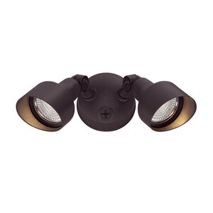 Heavy Duty LED 2-Light Outdoor Spotlight