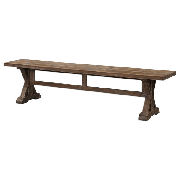 Rocky Ford Wood Bench By August Grove Modern