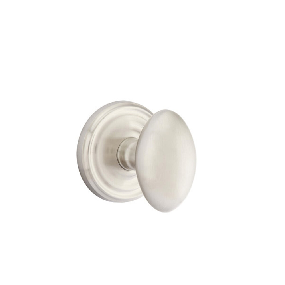 Egg Double Dummy Door Knobs With Regular Rosette