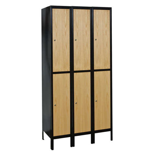 Hybrid 2 Tier 3 Wide Employee Locker by Hallowell