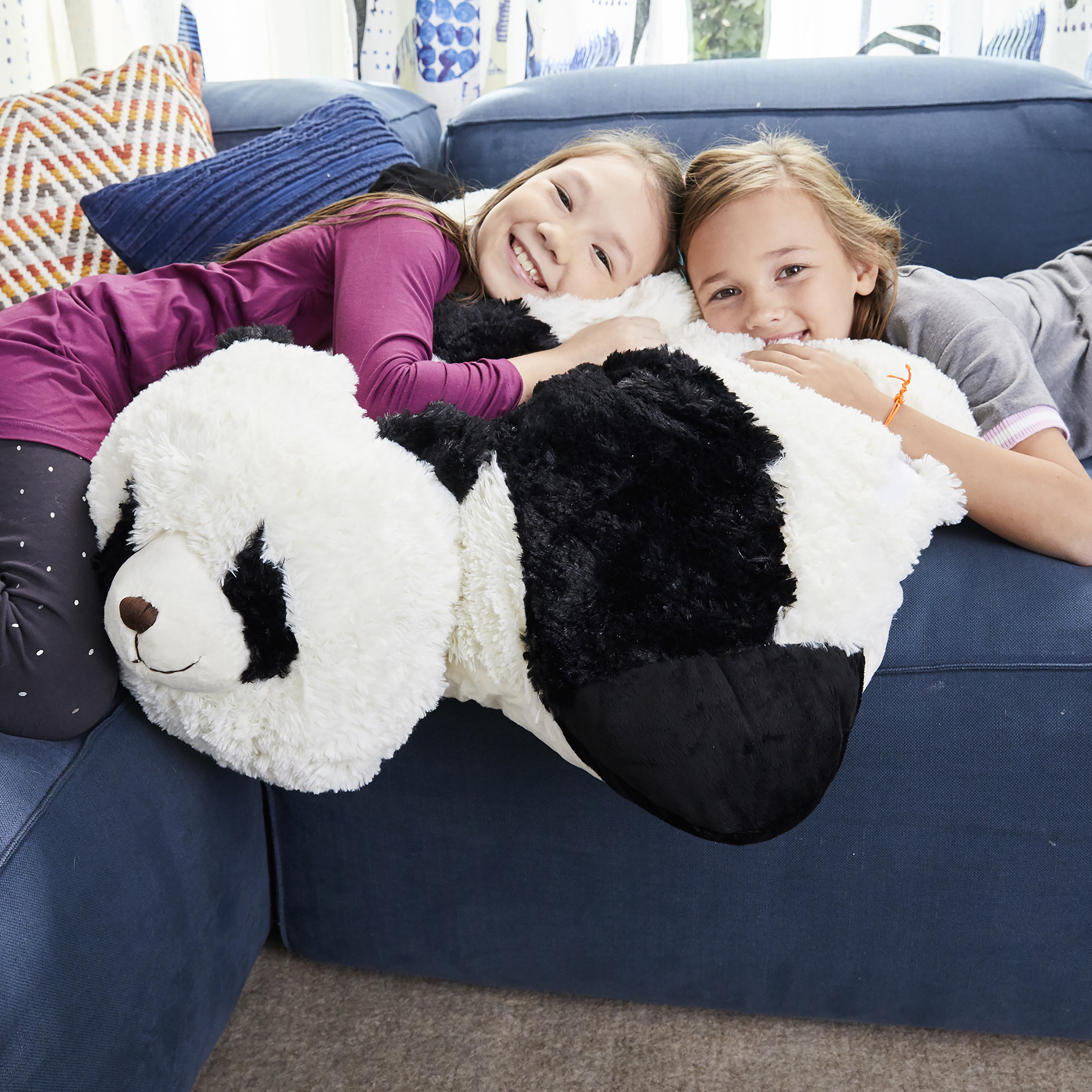 Pillowpets Jumboz Comfy Panda Plush Floor Pillow Reviews Wayfair