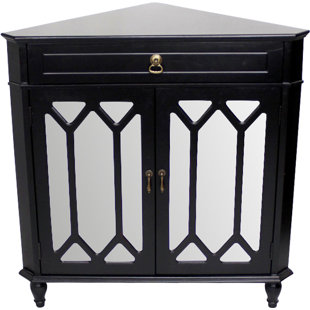 Tall Black Corner Cabinet Wayfair Quickview