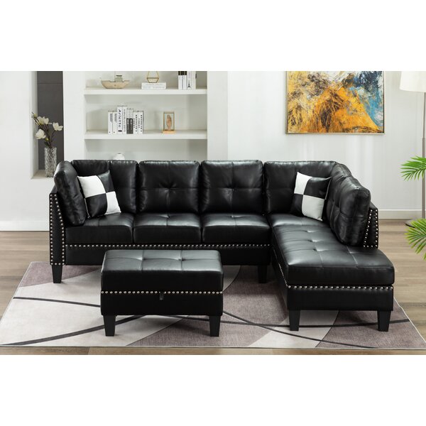 Sharmaine 72'' Sectional With Ottoman By Ebern Designs