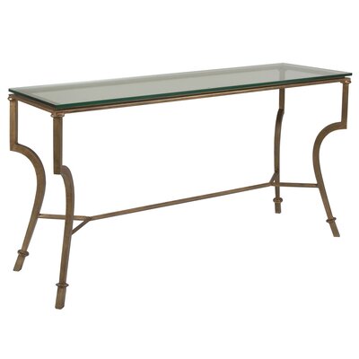 Artistica Home Metal Designs Console Table  Table Base Color: Antique Copper