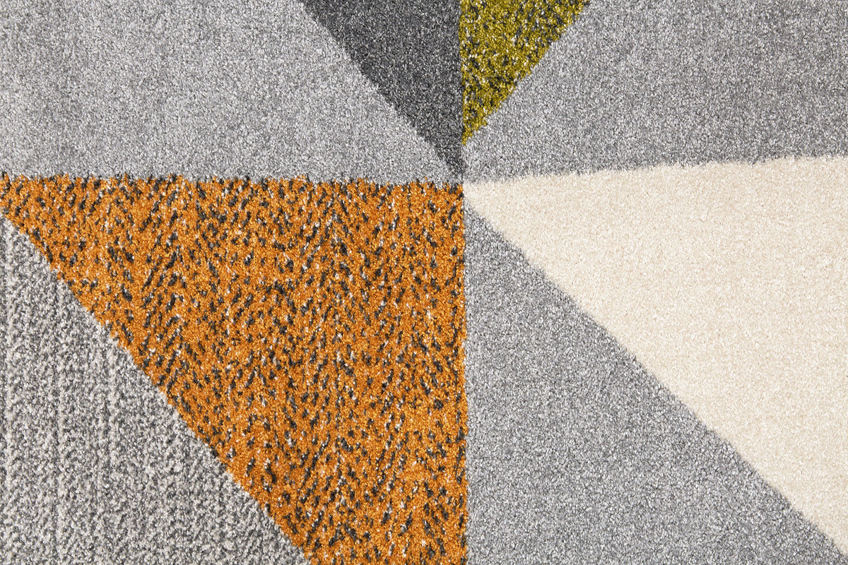 Balta Orleans Gray/Yellow Area Rug & Reviews Wayfair