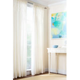 Smocked Burlap Curtains Wayfair