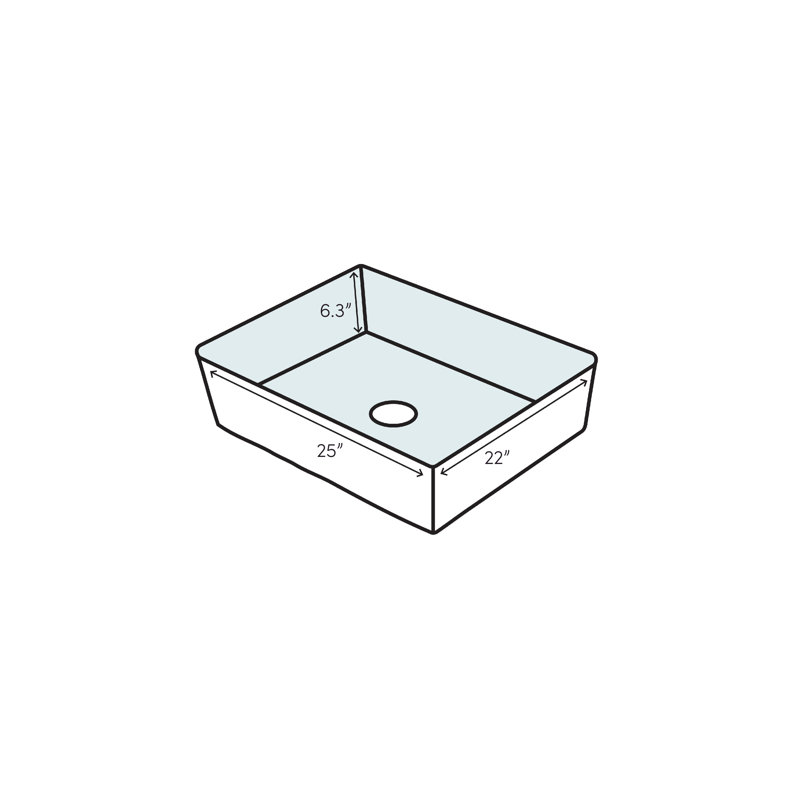 K 3894 4 Na Kohler Vault 25 L X 22 W X 6 5 16 Single Bowl Dual Mount Kitchen Sink With 4 Faucet Holes Reviews Wayfair