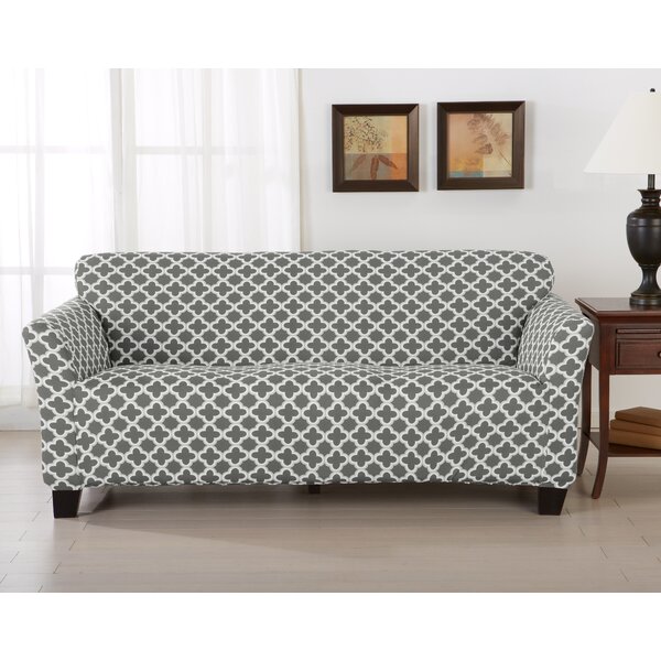 Brenna Box Cushion Sofa Slipcover by Home Fashion Designs