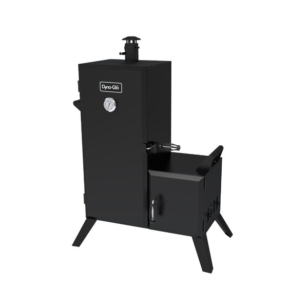 Double Door Vertical Charcoal Smoker with Adjustable Cook Grate by Dyna-Glo