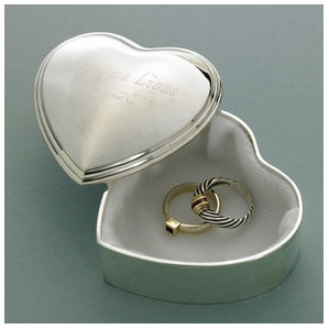Personalized Gift Heart Accessory Box by JDS Personalized Gifts