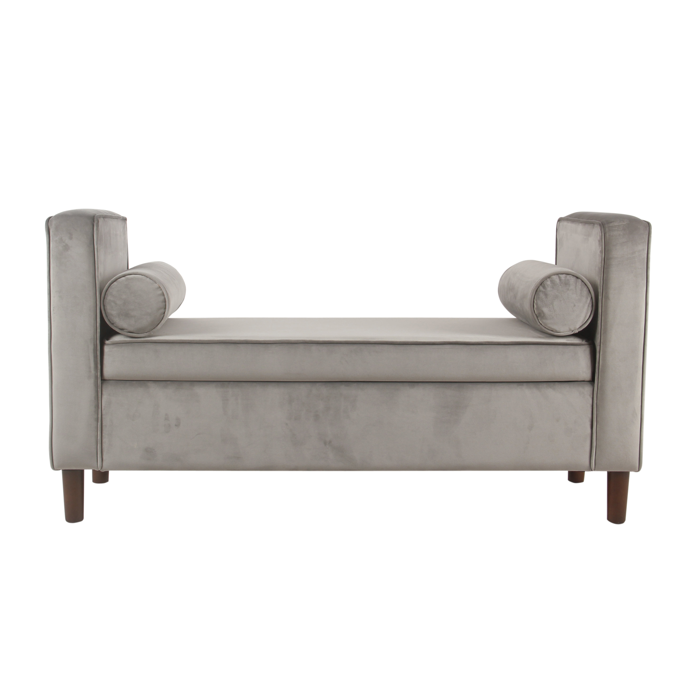 Wrought Studio Lathan Upholstered Storage Bench Reviews Wayfair