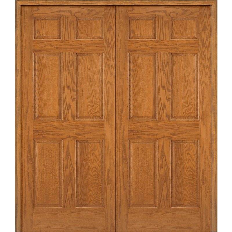 Verona Home Design Paneled Solid Manufactured Wood Unfinished