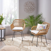 Boho Rattan Wicker Accent Chairs You Ll Love In 2021 Wayfair