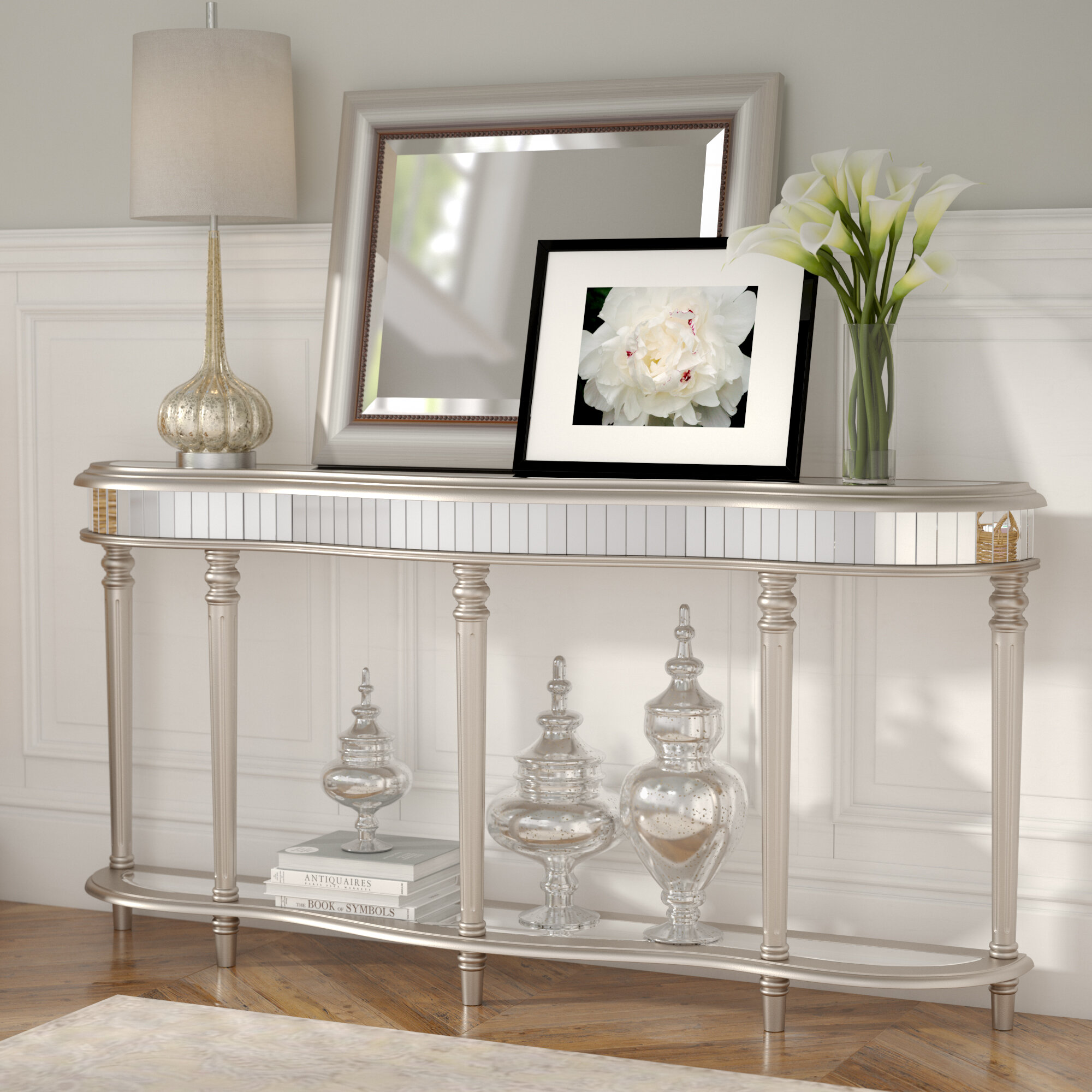 Silver Console Tables You Ll Love In 2021 Wayfair
