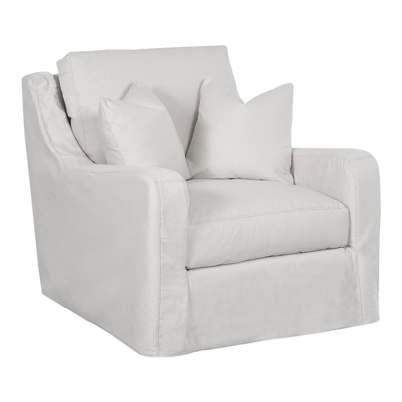 Maggie Armchair #slipcovered #armchair #white