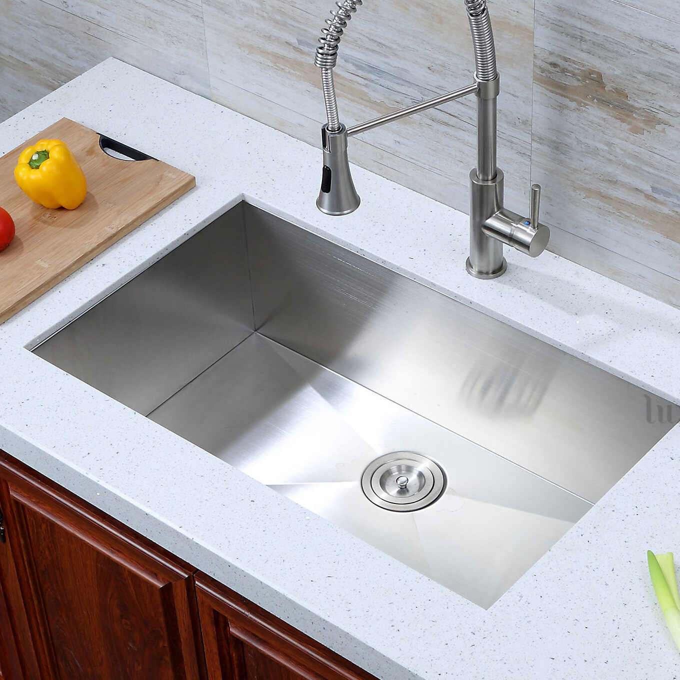 Luxier 32 L X 19 W Undermount Kitchen Sink Reviews Wayfair