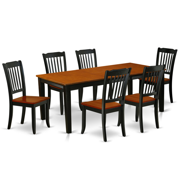 Looking for Kondo 7 Piece Extendable Solid Wood Dining Set By August Grove Purchase