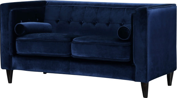 Roberta Chesterfield Loveseat by Willa Arlo Interi