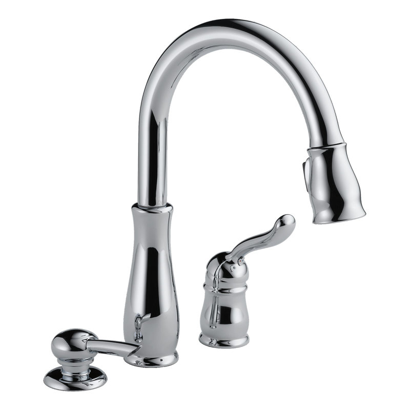 978 Sd Dst Delta Lel Pull Down Single Handle Kitchen Faucet With
