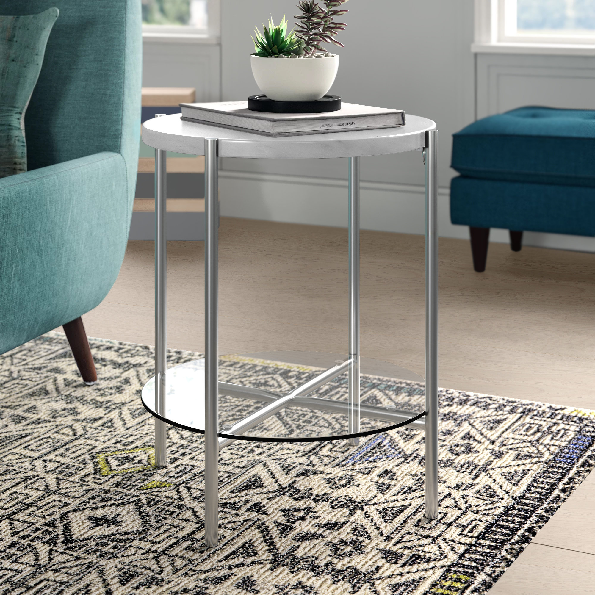 Wrought Studio Carr End Table Reviews Wayfair
