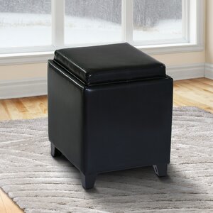 Carroll Storage Ottoman with Tray