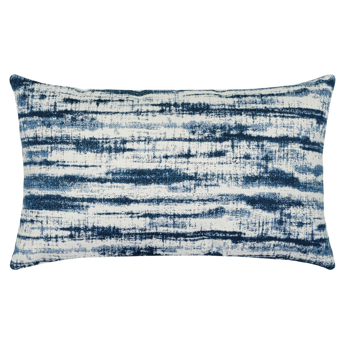 Online Designer Other Indigo Sunbrella Indoor / Outdoor Abstract Lumbar Pillow Color: Navy