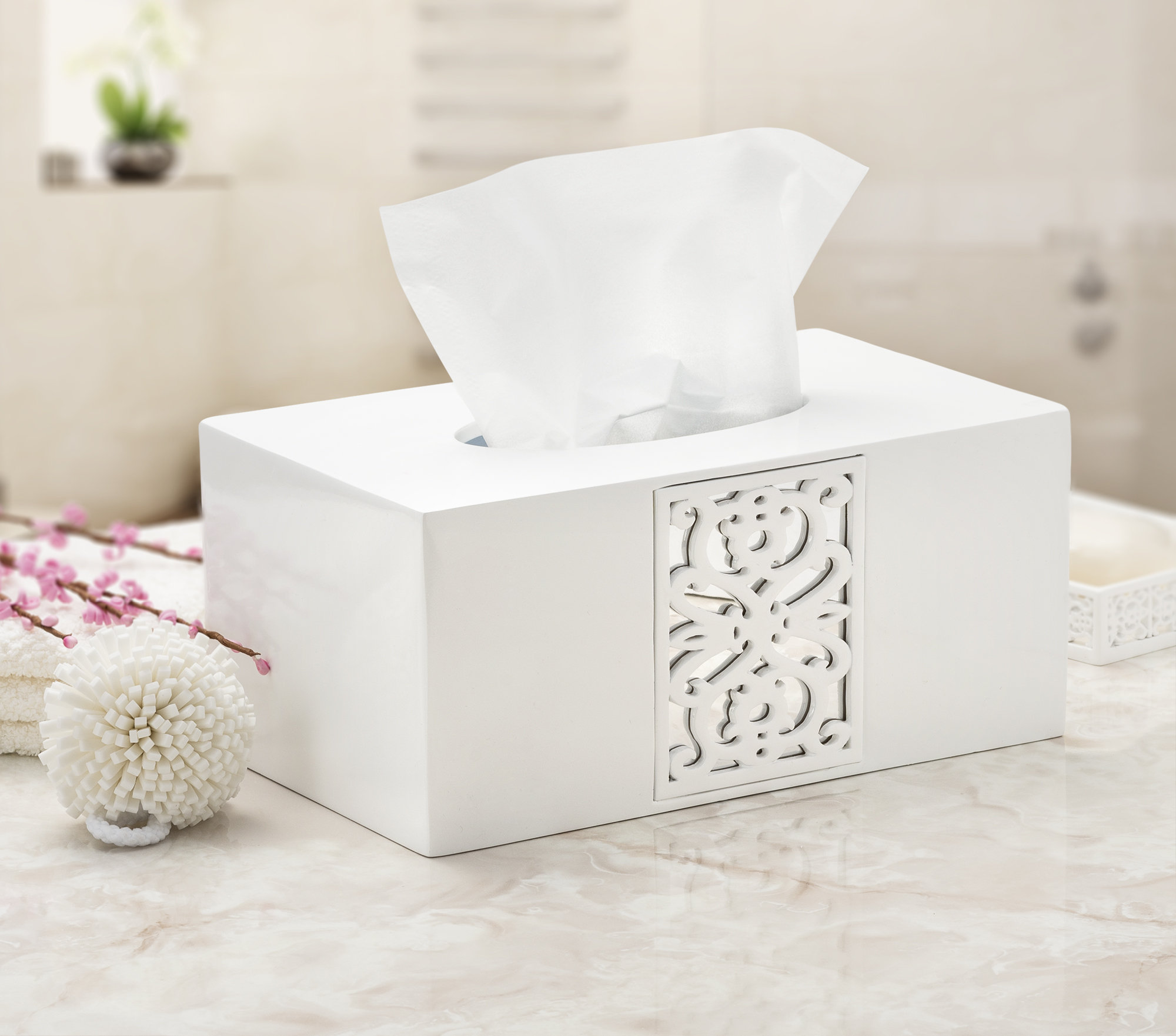 bathroom accessories tissue box cover