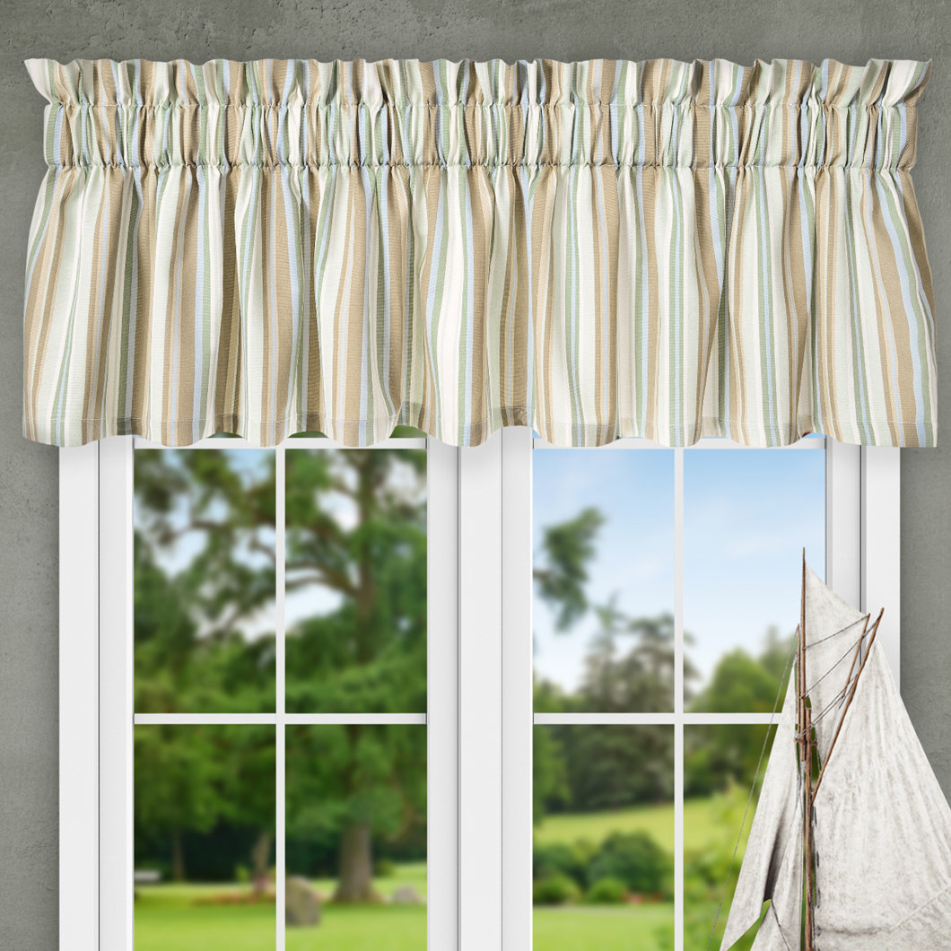 Ellis Curtain Jaden Stripe Tailored 80 Valance Reviews Ellis Curtain Jaden Stripe Tailored 80 Valance Reviews Wayfair