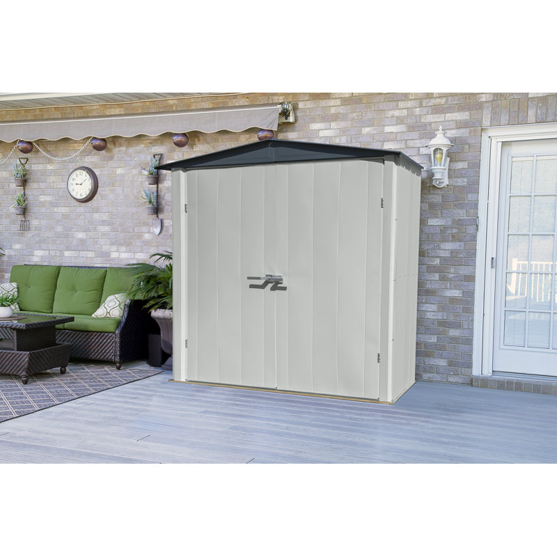 Arrow Spacemaker 6 Ft W X 3 Ft D Metal Storage Shed Wayfair