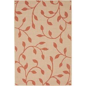 Nesbitt Beige/Terracotta Outdoor Area Rug