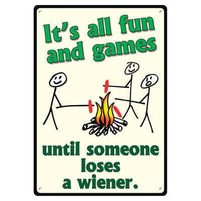 Fun And Games Tin Sign Winston Brands